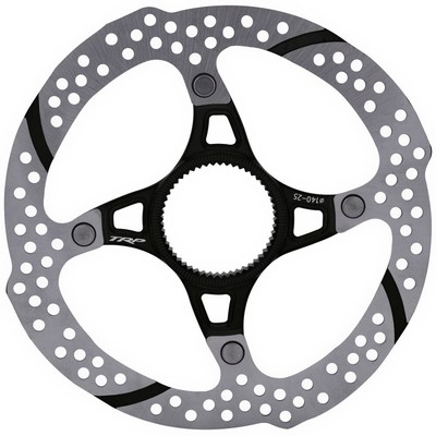 TRP Bremsscheibe ''-25'' Ø 140mm 140-25 2P CL 1,8 140-25mm silber schwarz