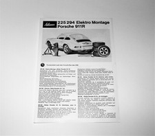 original Anleitung f&uuml;r Schuco 1:16 "Elektro Porsche 911 R" (225 294)