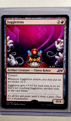 2022 MTG Magic the Gathering Unfinity Acorn #113 Juggletron Uncommon