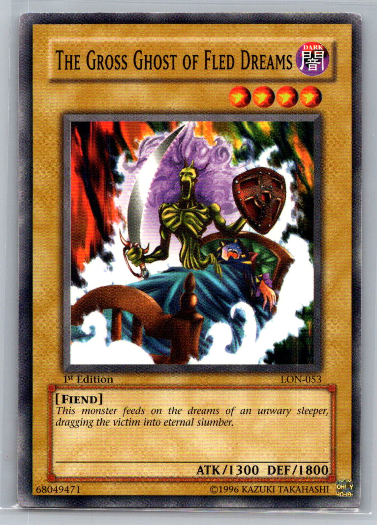 The Gross Ghost of Fled Dreams 1996 YuGiOh 1st Labyrinth of