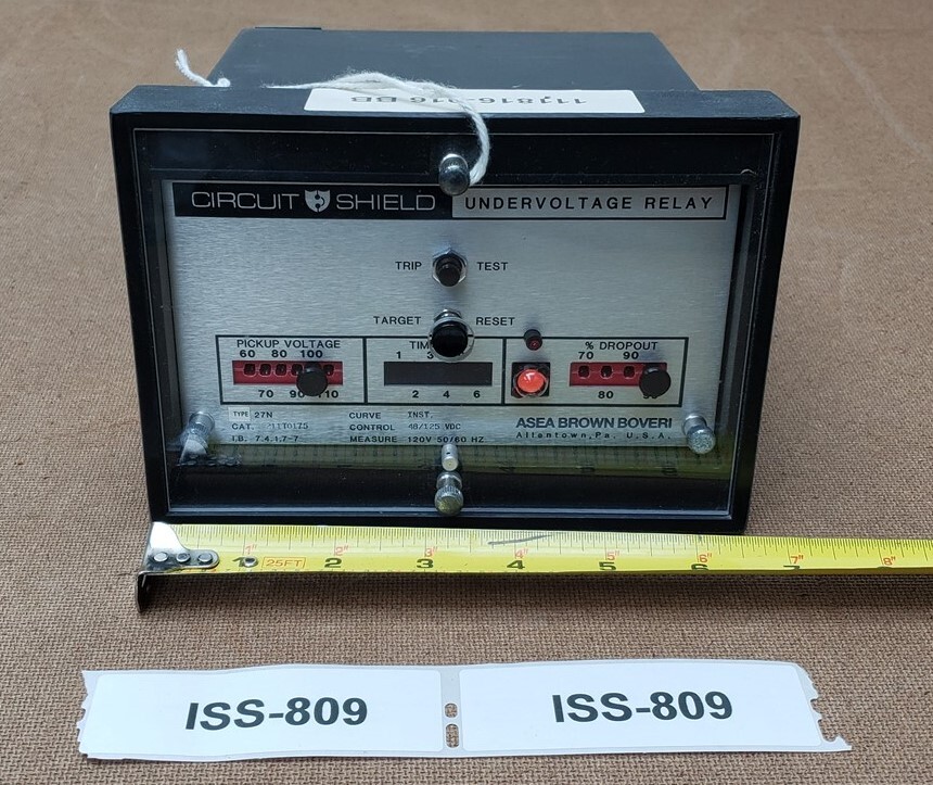 ABB Type 27N 211T0175 Solid State Under Voltage Relay New No Terminal Kit