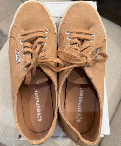 Superga Fantasia Tan Suede Sneakers 10M