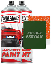Mid Brunswick Green BS 226 Tractor Paint Enamel Tractol Spray Aerosol 2 x 400ml