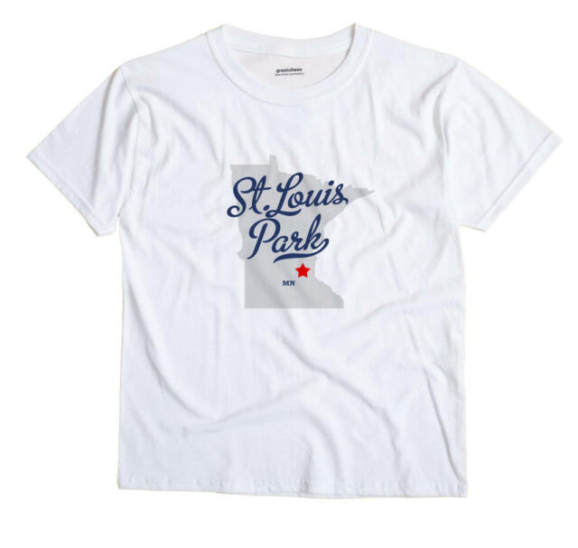 St.Louis Park Minnesota MN Minn T-Shirt MAP | eBay