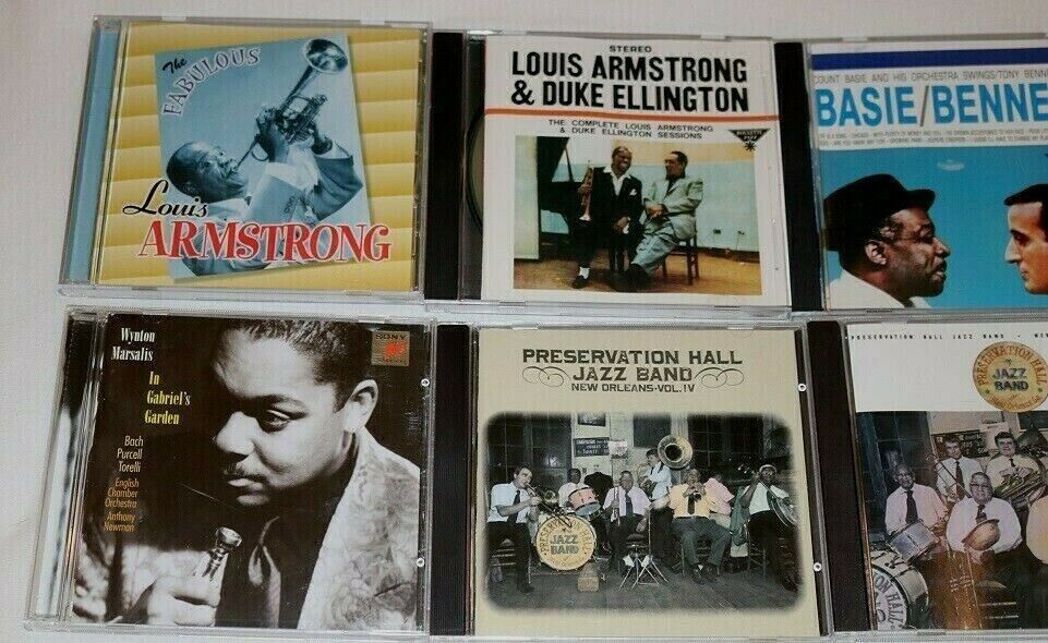 Lot of 14 Jazz CDs Preservation Hall Louis Armstrong Bassie Marsalis Brubeck