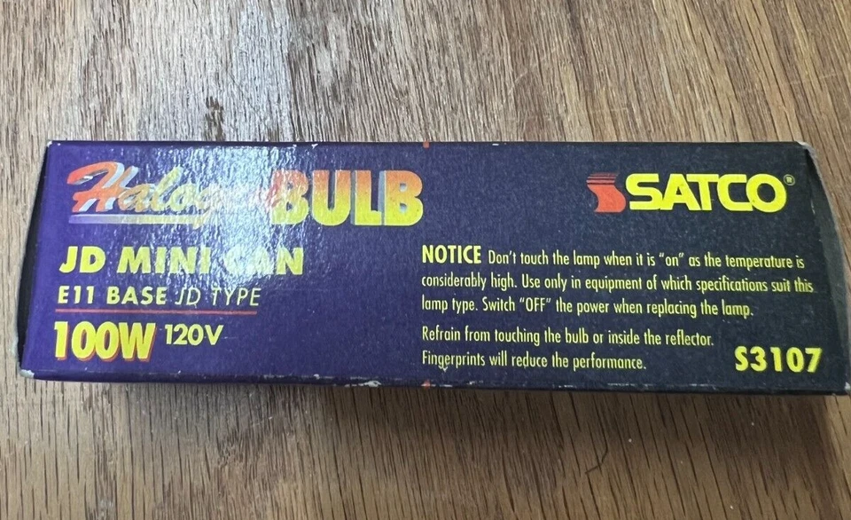S3107 JD MINI CAN E11 BASE 100W 120V BULB SATCO - Image 2 of 2