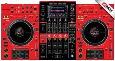 Pioneer XDJ-XZ Skin - red/black Serato