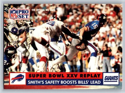1991 Pro Set Bruce Smith Super Bowl Safety Buffalo Bills #47