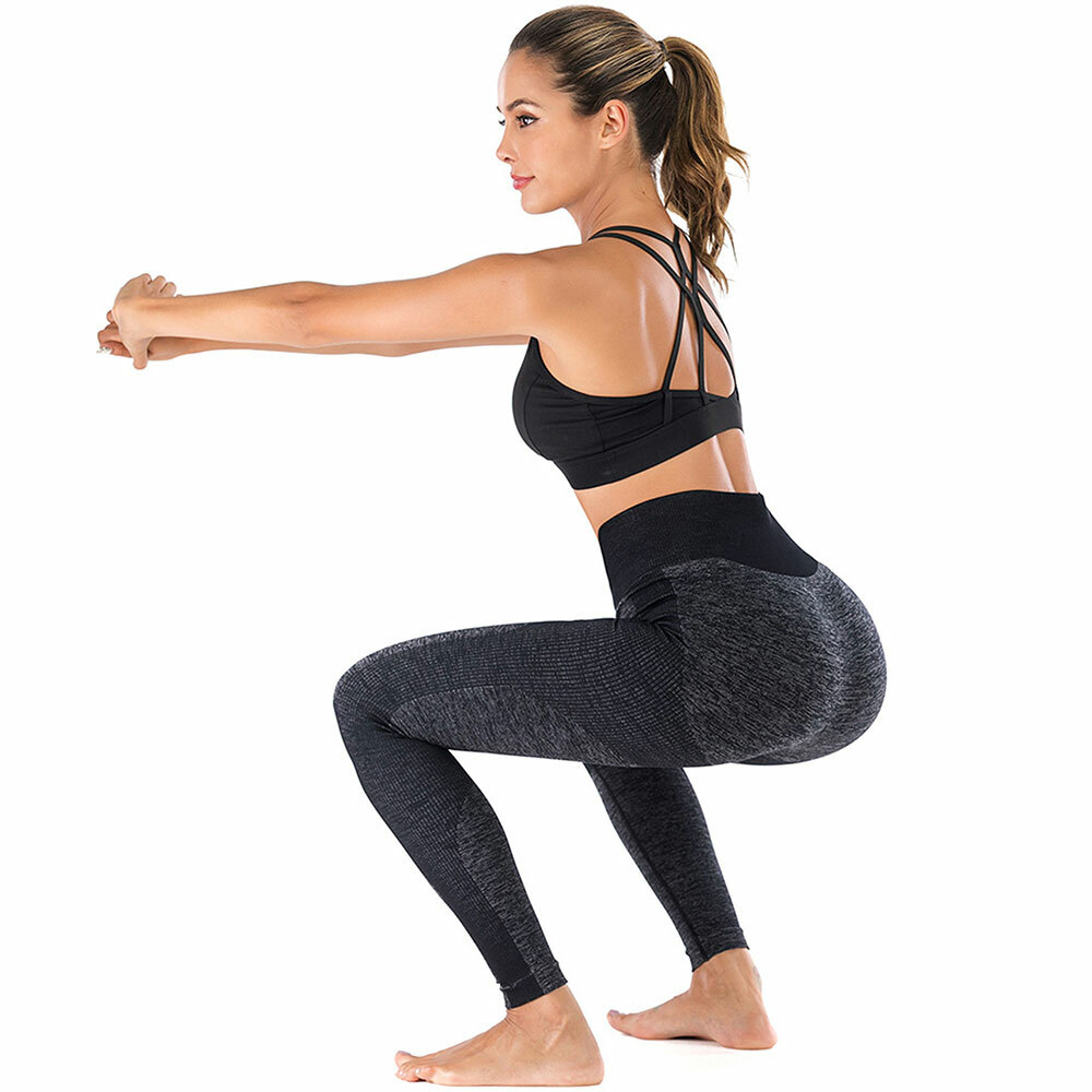 Donna Anti-cellulite Sport Palestra Yoga Pantaloni Push Up Tik - Foto 7