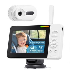 Wireless Baby Car Camera with Upgraded Auto Night Vision, 1080P HD Car Baby M...