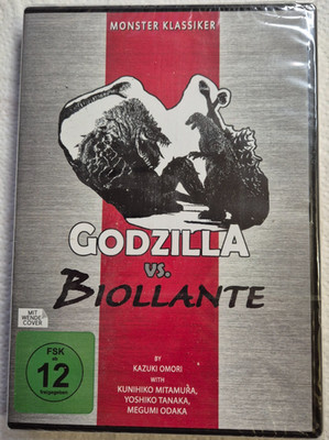Monster Klassiker Godzilla vs. Biollante DVD ab 12 Jahren Rarität Sammler