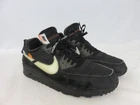 Nike Off-White The 10 Air Max 90 #AA7293-001 Black Sneakers Size 14