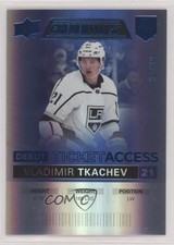 2021 Upper Deck Credentials Debut Ticket Access Blue 32/99 Vladimir Tkachev z2s