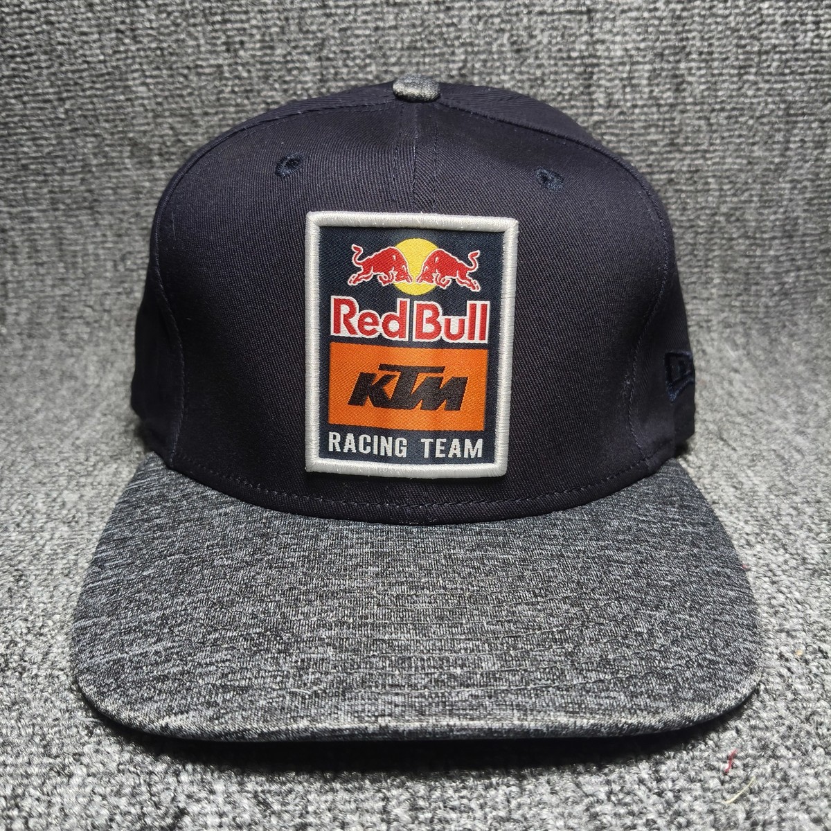 New Era Red Bull KTM Racing Team Snapback Hat Cap Navy Grey Flat Brim OSFM
