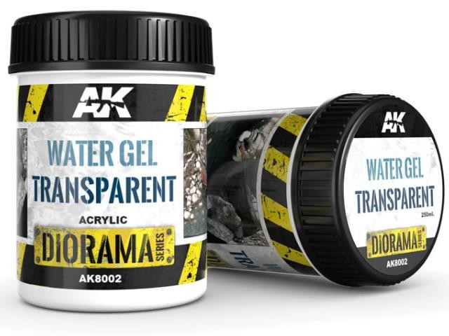 AK Interactive 08002 250ml Acrylic Water Gel - Transparent