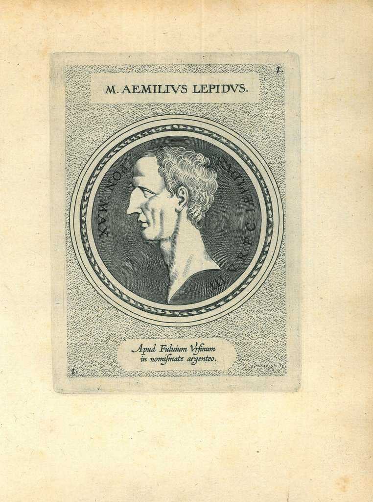 Portrait of Marcus Aemilius Lepidus