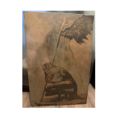 Copper Printing  Native American Engraved  Artwork for Collectors