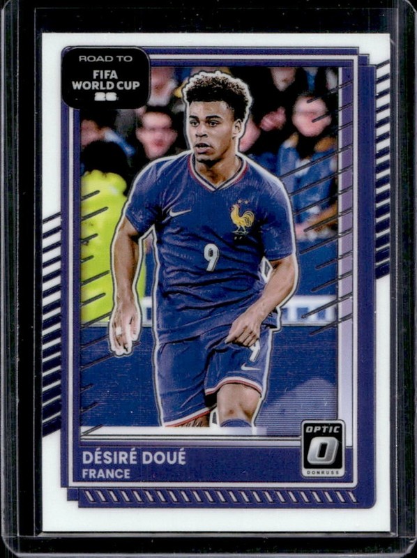 2025-26 Panini Donruss Road to FIFA World Cup 26' Desire Doue Optic #143 France