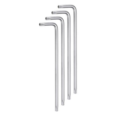 4stk T30 Tamper Proof Torx-Schlüssel Sternschlüssel Langer Arm L-förmig 6 Punkte