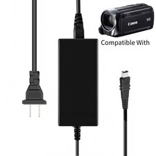 Caricabatteria adattatore AC per cavo alimentazione CA Canon LEGRIA HF R306 R406 R506