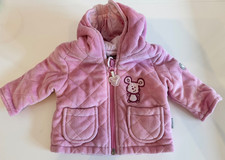 Sigikid, dicke Stoffjacke mit Kapuze, Rosa, Gr. 50 (1M), UVP. 49,95 € - TOP
