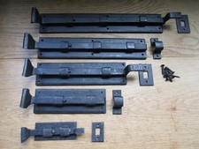 FISH TAIL DOOR  Bolt Hand forged blacksmith traditional vintage door slide bolt