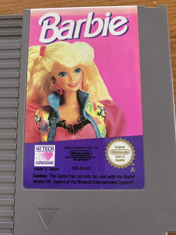 NES ~ BARBIE ~ Nintendo Game NES-8V~AUS Game Cart Only Pal A - Image 2 of 4