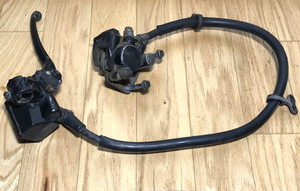 83 84 85 Honda ATC200X ATC 200X OEM Front Brake Caliper Master Cylinder Hose