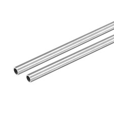 2Stk 304 Edelstahl Rohr 5mm 0.6mm Wand Dicke 300mm