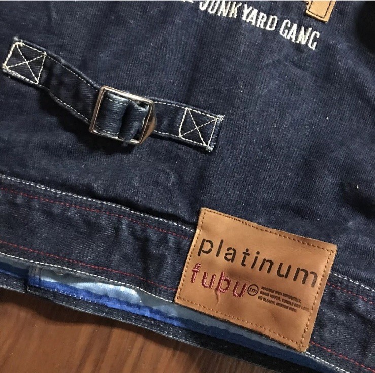 PLATINUM FUBU, Fat Albert and the Junkyard Gang, MEN'S COWHIDE LEATHER HOODIE, F