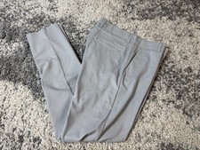 New Look, Men  s Light Gray Slim Fit Dress Pants, US Size: 32