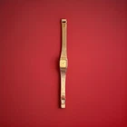Vintage Seiko Women’s Gold Rectangle Japanese Quartz 1980s Wristwatch