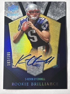 2008 Upper Deck Icons Rookie Brilliance RB35 Kevin O Connell Auto 102/165!!