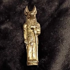 2.35 ozt MK BarZ  3D "ANUBIS" Statue .999 Fine Silver Statue
