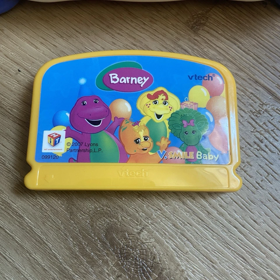Consola bebé VTech V Smile sistema de desarrollo con 1 juego Barney sin probar Foto 3 de 4