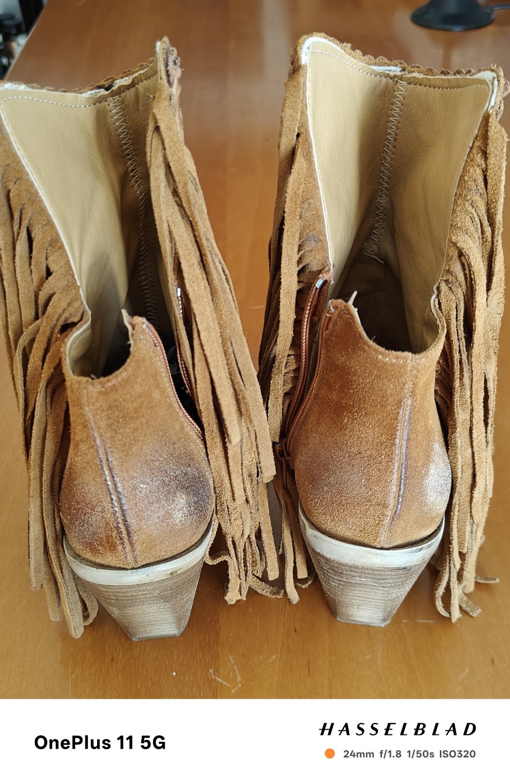 Texan Western Fringe Ankle Boots. DIVINE MADNESS. image 6