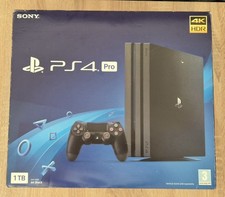 Image of Sony PlayStation 4 Pro 1TB God Of War Limited Edition console. Black, New in box