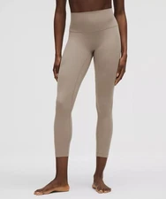 Lululemon NWT Align No Line High-Rise Pant 25" 2 Warm Ash Grey NWT