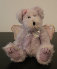 TY Beanie Babies  2000  The Attic Treasures Collection Purple Angel Bear Cassia