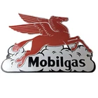 Vintage Mobil Gasoline Sign - Pegasus Motor Oil Gas Pump Station Porcelain Sign