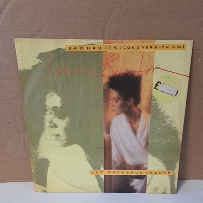 Jenny Burton - Bad Habits/ Let's Get Back To Love - 1985 Atlantic