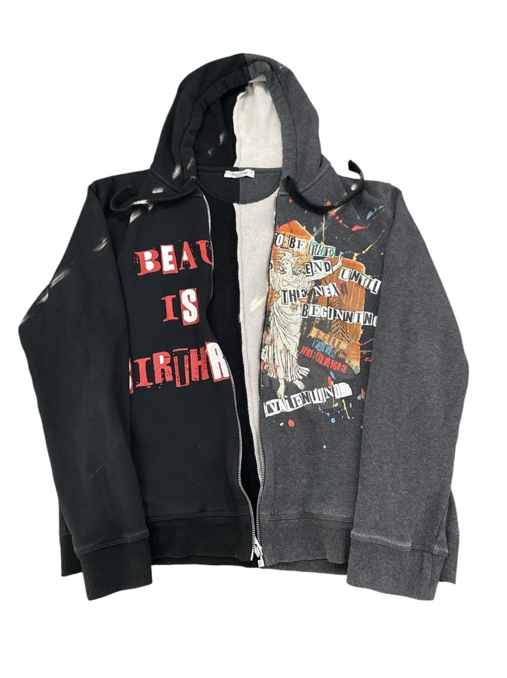 Valentino Sudadera con Capucha Cremallera Talla M VAL505960 Foto 3 de 4