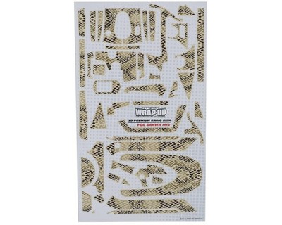 WRAP-UP NEXT REAL 3D ''Python'' Premium Transmitter Skin (Ivory) (Sanwa M12)