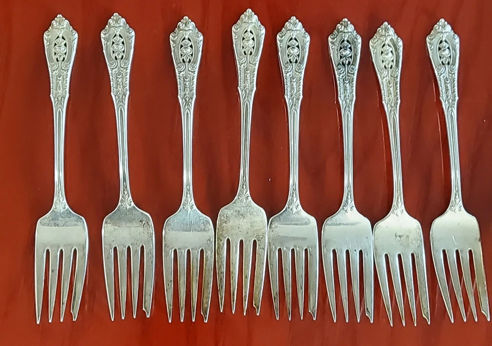 Juego Wallace Rose Point de plata de ley Foto 4 de 4