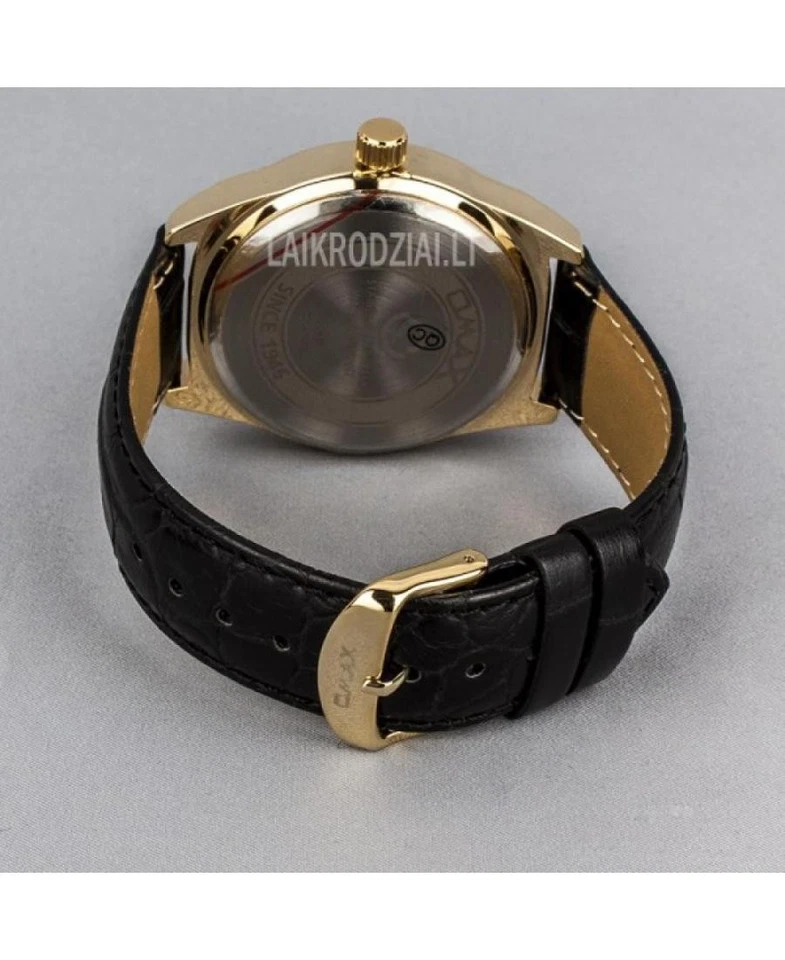 Reloj informal de cuarzo analógico para hombre OMAX clásico vestido esfera blanca impermeable redondo 43 Foto 4 de 4