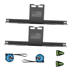 Wheel Alignment Tool Heavy Duty Toe Alignment Plates, No Caliper Removal 