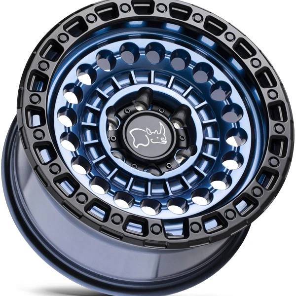Black Rhino Sentinel 20x9.5 6x5.5" +12mm Blue Wheel Rim 20" Inch - Image 3 of 4