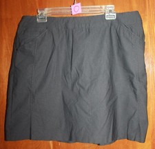 TRIBAL Plus Size 18W SKORT (black w/ comfort waist & pockets; 18.5" long) EUC