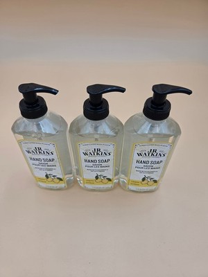 J.R. Watkins Gel Hand Soap 3 Pack 11 Fl Oz Lemon - New