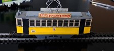 Straßenbahn Spur H0,  Eigenbau,  Gleichstrom,  Endo Antrieb bemalt